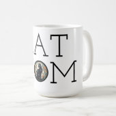 Chat Maman Chat noir Café Mug (Devant droit)
