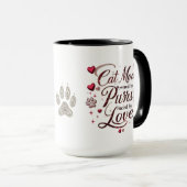 Chat Maman Combo Mug 15 oz - Gras Conception Power (Devant droit)