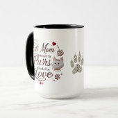 Chat Maman Combo Mug 15 oz - Gras Conception Power (Devant gauche)