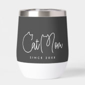 Chat Maman Moderne Chic Joueuse et amusante Typogr (Arrière)