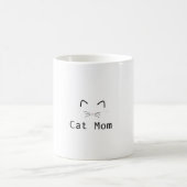 Chat maman mug noir et blanc (Centre)