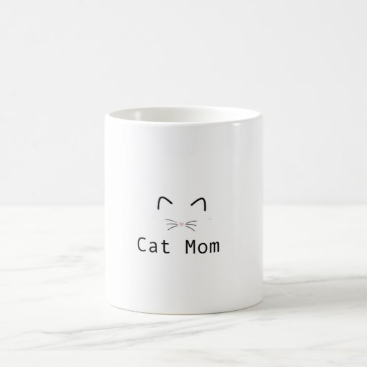 Chat maman mug noir et blanc (Centre)