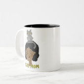 Chat Maman Mug par Felix + Easel (Devant gauche)