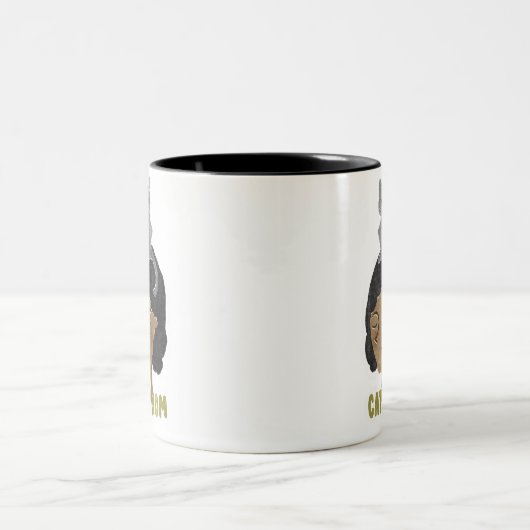 Chat Maman Mug par Felix + Easel (Centre)