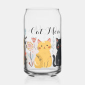 Chat Maman Pint Glass, Chat Glass Can (Verso)