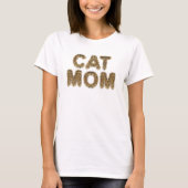 Chat maman t-shirt chat furr text (Devant)