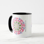 Chat Mandala Mug (Devant gauche)