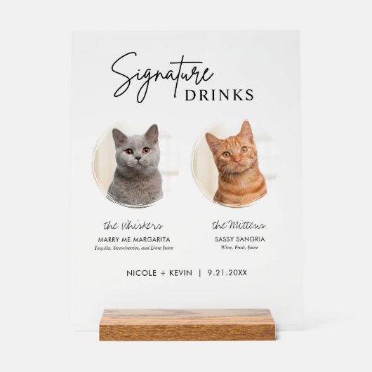 Chat Mariage Signature Boissons Bar Cocktail Frost (Recto)