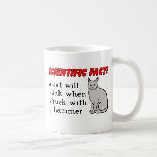 Chat Marteau Mug Drôle Humour