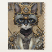 Chat mécanique vintage Steampunk (Dos)