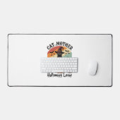 Chat Mère Halloween Amant Chapeau de Sorcière Noir (Clavier et souris)