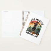 Chat Mère Halloween Amant Chapeau de Sorcière Noir (Devant avec enveloppe)