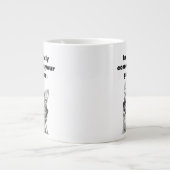 Chat mignon avec la tasse drôle d'éléphant d'extra (Devant)