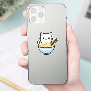 Chat mignon avec Sticker pour nouilles Kawaii An