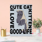 Chat mignon bonne vie (Mariage)