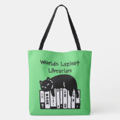 Chat Mignon, Chat Drôle, Sac Cabas de la Bibliothé (Dos)