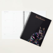 Chat mignon et conception de nom personnalisé (Devant avec enveloppe)