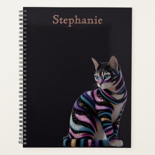 Chat mignon et conception de nom personnalisé (Devant)