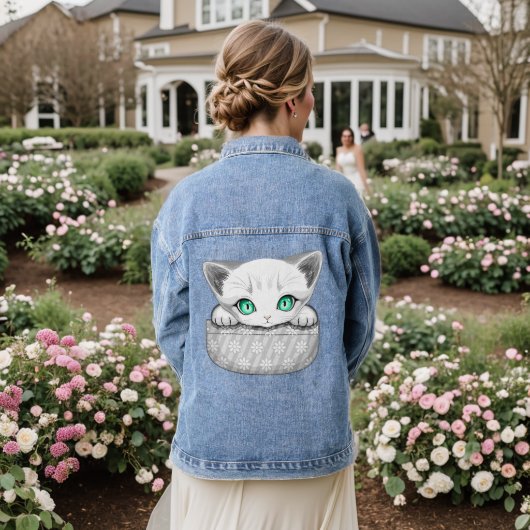 Chat mignon et joueur sortant d'une poche (Mariage Retour)