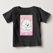 Chat mignon Imprimer T-shirt bébé (Devant)
