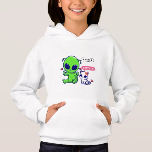 CHAT MIGNON MIAOU AVEC ALIEN (Devant)