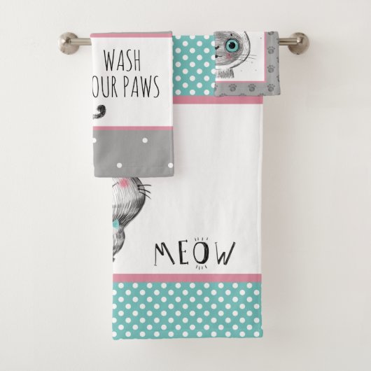 Chat mignon, papillons, Pois (En situation)