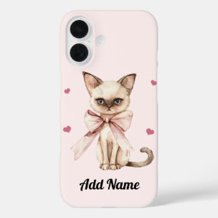 Chat mignon personnalisé avec coque iphone de cabo