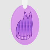 Chat moderne du milieu du siècle, orchidée et viol (devant)