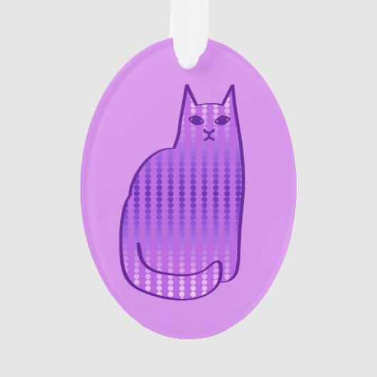 Chat moderne du milieu du siècle, orchidée et viol (dos)