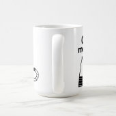 Chat moderne Maman mignonne Mug café noir et blanc