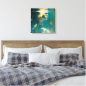 Chat Montres Sous-Eau Poisson - Toile Enveloppée (Insitu(Chambre))