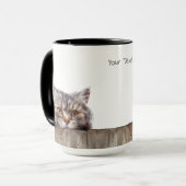 Chat Mug britannique Longhair (Devant gauche)