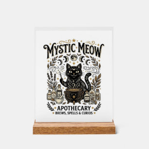 Chat Mystique Meow Sorcière Apothicaire Mystique C