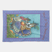 CHAT N'FITZ, SERVIETTE DE CUISINE À REMERCIER (Horizontal)