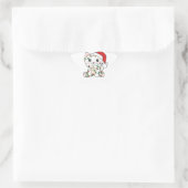 Chat Noël Animaux d'hiver Chats Étoile Sticker (Sac)