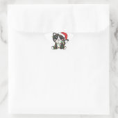 Chat Noël Animaux d'hiver Chats Étoile Sticker (Sac)