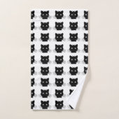 Chat noir (Serviette à main)