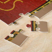 Chat Noir -  afbeelding van zwarte kat Legpuzzel (Zijkant)