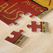 Chat Noir - afbeelding van zwarte kat Legpuzzel (Zijkant)