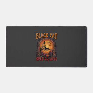 Chat Noir Amour Spécial Halloween Lune Sorcière Ci