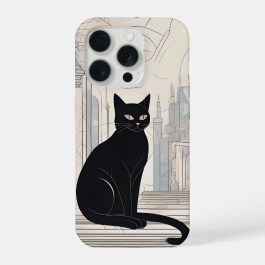 Chat noir, art numérique (Verso)