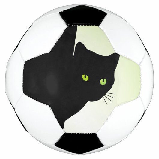 Chat noir aux yeux verts (Devant)
