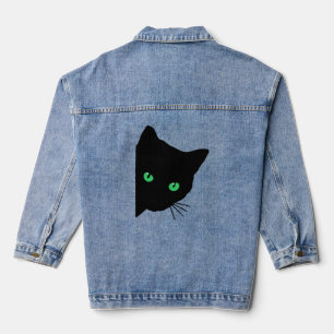 chat noir aux yeux verts