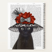 Chat noir avec Casquette fabuleux (Dos)