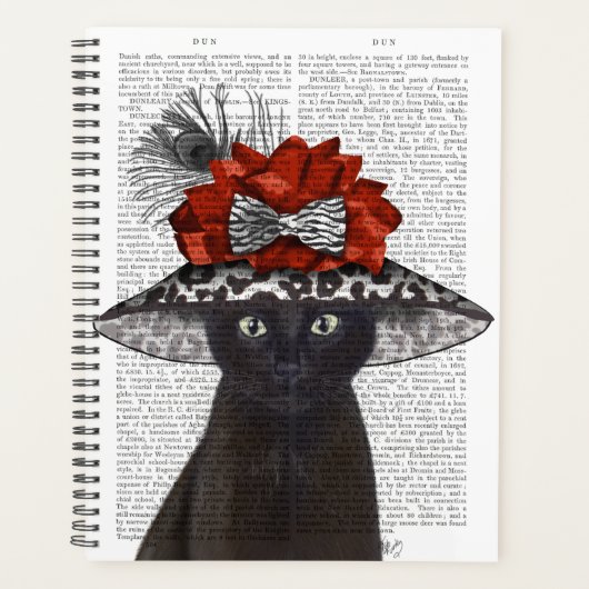 Chat noir avec Casquette fabuleux (Devant)