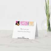 Chat noir avec le carte pour notes de papillon (Dos)