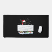 Chat Noir Avec Un Chapeau De Noël Costume Chat De (Clavier et souris)