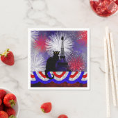 Chat Noir Bastille Day Servet (Insitu)