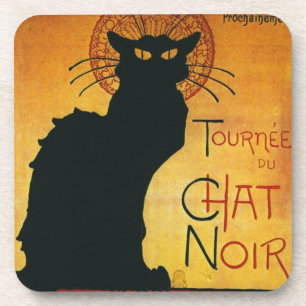 Chat Noir - Black Cat Bier Onderzetter
