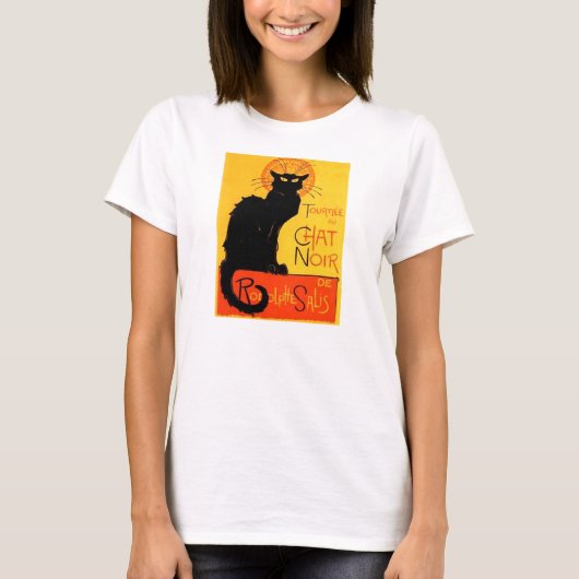 Chat Noir... Black Cat Dames Shirt (Voorkant)